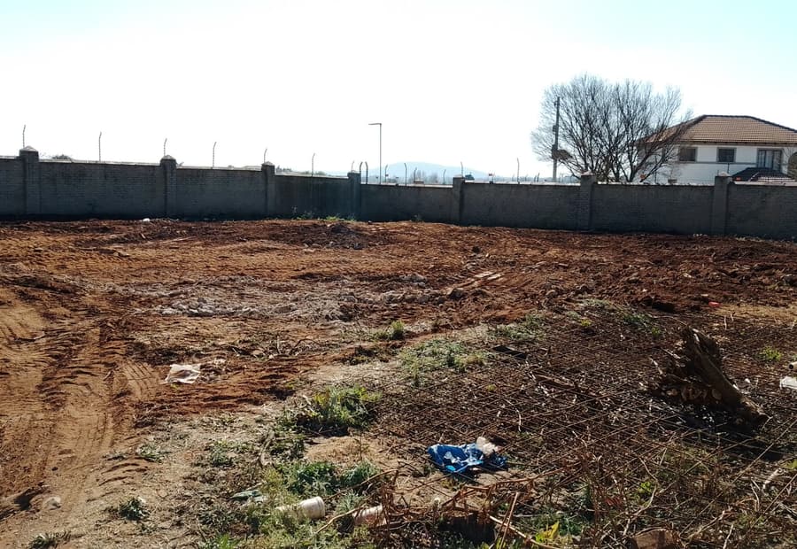 Vacant land sold in Heuwelsig Estate